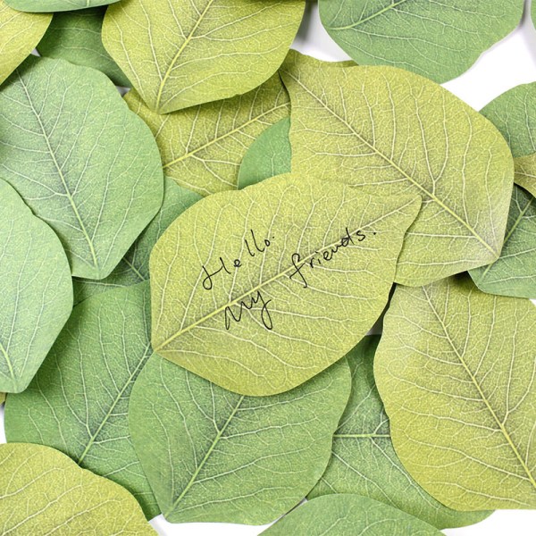 Post-it-lappar 2 stk Cute Leaf Sticky Notes Sticky Notes