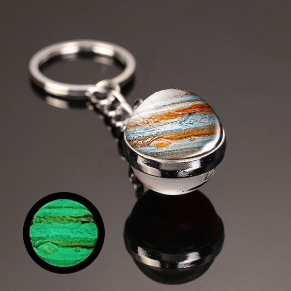 Aurinkokunnan planeetta-avaimenperätarvikkeet, valaistu planeetta-avaimenperä, aurinkokunnan metalliriipus