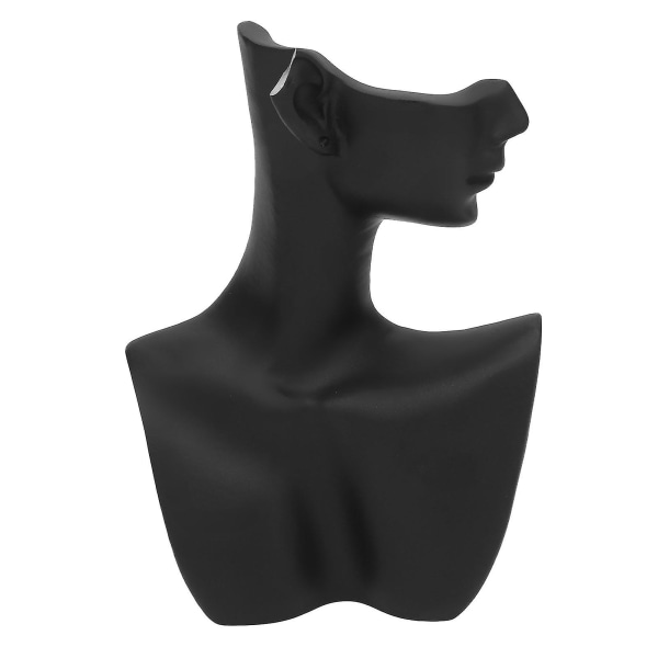 Smykker Vis Bust Resin Elegant Halskjede Øredobber black