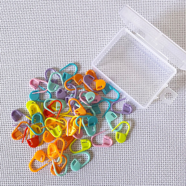 DIY vevd fargemerke liten pin mark spesiell plast merke spenne