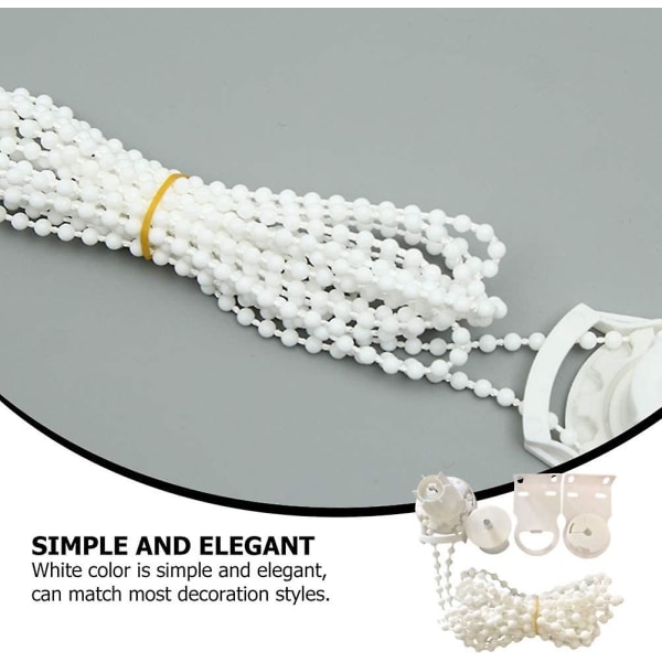 Med blind kædeforbindelsesclips, bruges til rullegardiner og lodrette gardiner