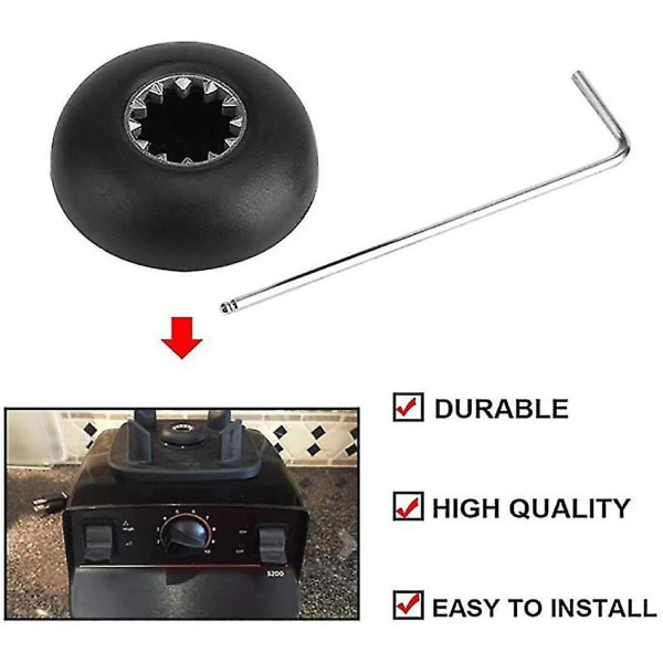 Drivhylsa Ersättningssats för Vitamix-blandare Reservdelar med skiftnyckel Drivhylssats för Vitamix