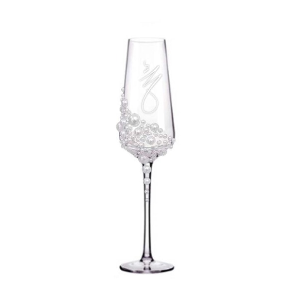 Pearl Champagne Glas High-end Lätt Lyx Par Brud och Brudgum Bröllopspresent