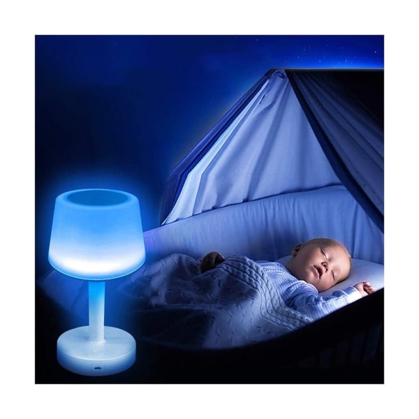 Bluetooth-høyttalerlampe Nattlampe LED Nattlys Bordlampe