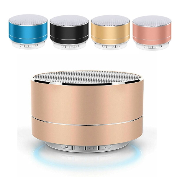 Mini Kannettava Bluetooth Kaiutin Langaton Super Bass Handsfree gold