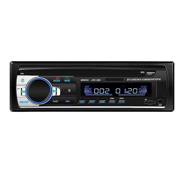 Ny 12v Bilafspiller Mp3 Bil Bluetooth Mp3-afspiller Plug-in Radio Bilstereo Universal