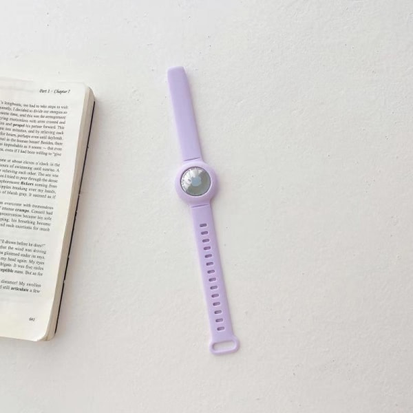 Lämplig för Apple AirTag Tracker Anti-lost Watch med armband Lila