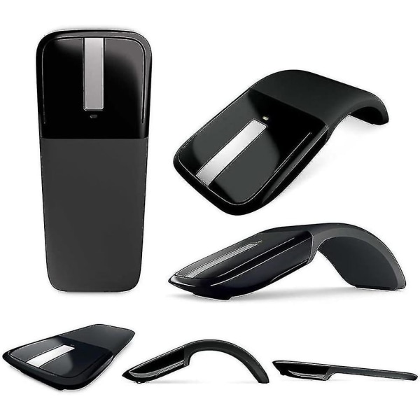 Universal Folding Mouse 2,4ghz trådlös optisk pekmus med USB mottagare