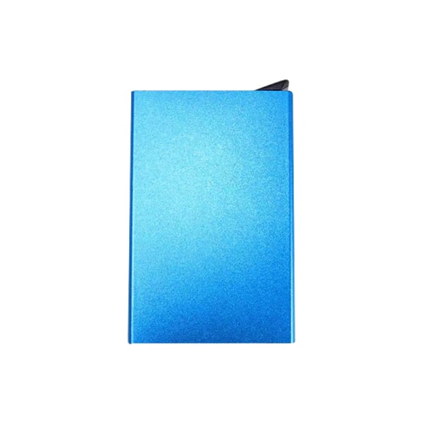 Popup-fönster för smartkortshållare i aluminium - Ljusblå