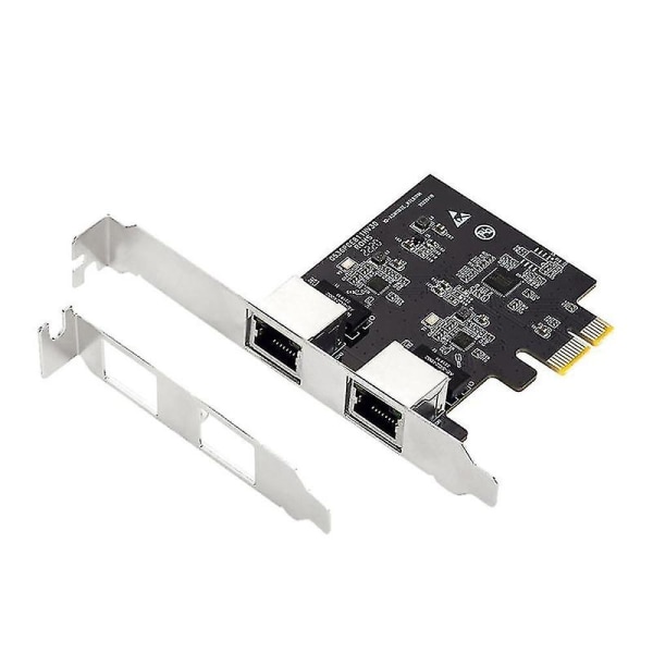 Pcie Gigabit Ethernet Controller Card Rtl8111h Chips Server Netværk 2 Rj45 Port Lan Adapter Zcard 1