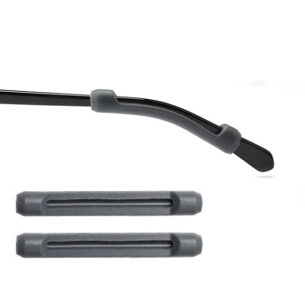 Sklisikre briller - Silikon - Slitebestandig svart sklisikre silikonfotdeksel black