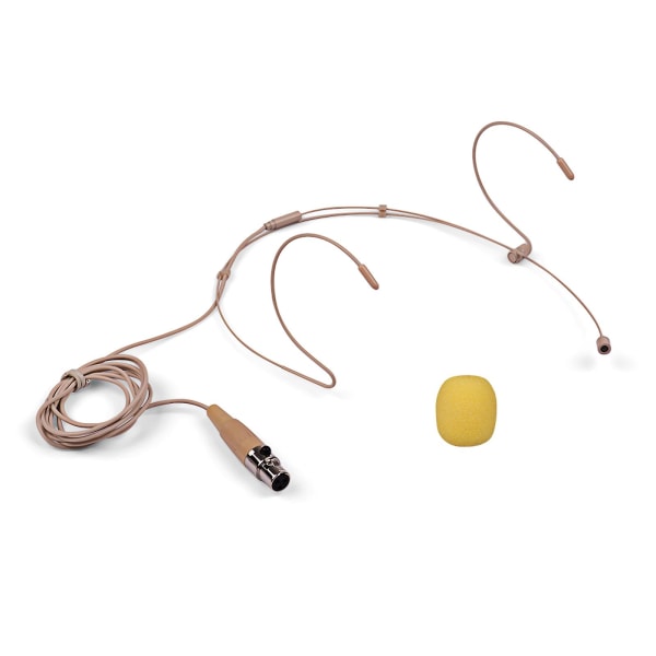 Lätt huvudburen headset Mikrofon Kondensor Mic 3-stifts Mini Xlr-kontakt för trådlös Bodypack-sändare