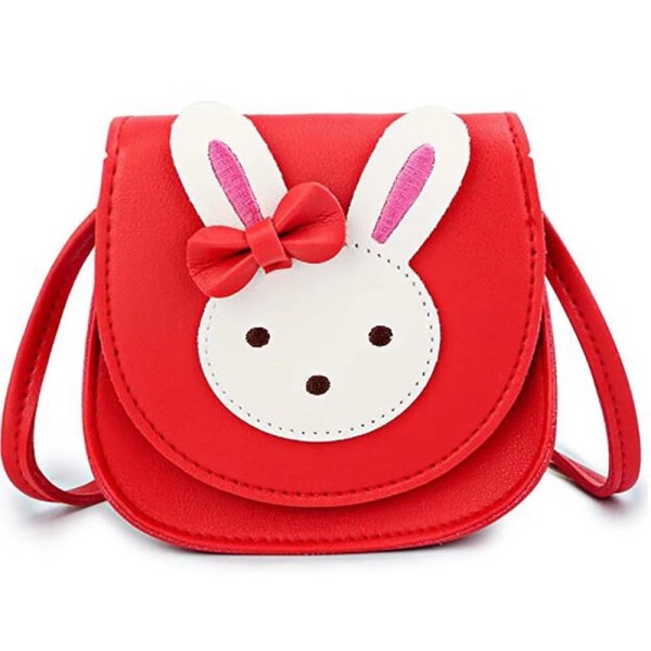 Sød pige one-shoulder messenger taske red