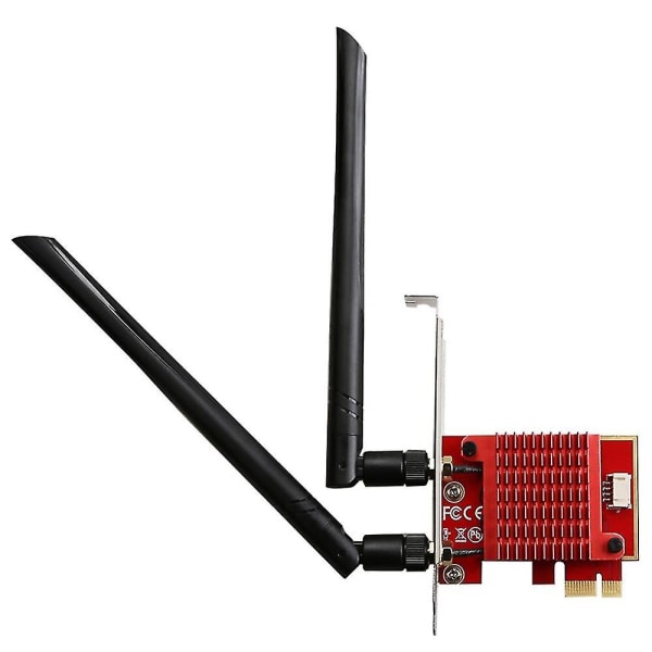 Wifi6e Langaton verkkokortti Ax210 -kaistainen Gigabit 6g Verkkokortti Bluetooth 5.2 Pöytäverkkokortti