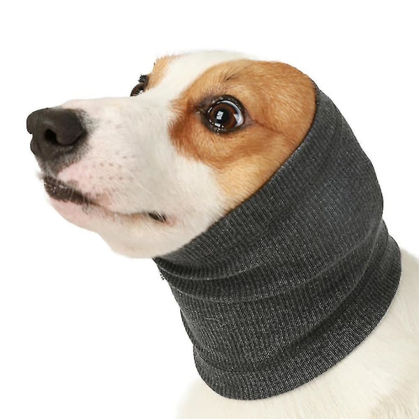 Pet Dog Snood Vintervarmer skjerf Bading Grooming Nakke Ørebeskyttelse S