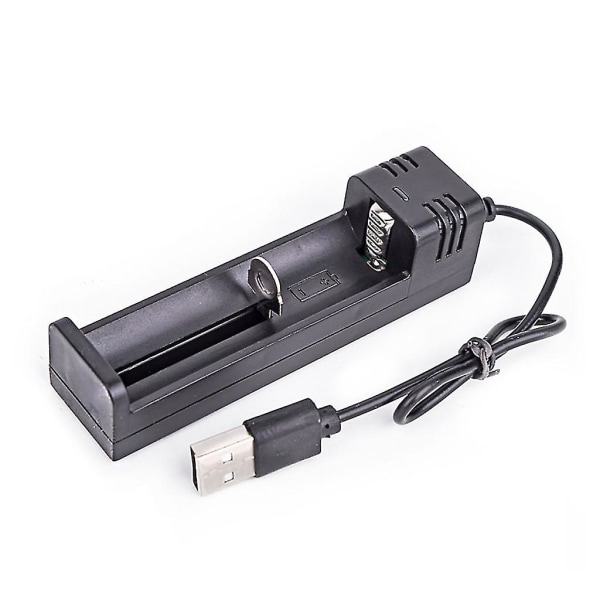 USB Li-ion batteriladdare 3,7v för 18650 16340 14500 26650 litiumbatterier