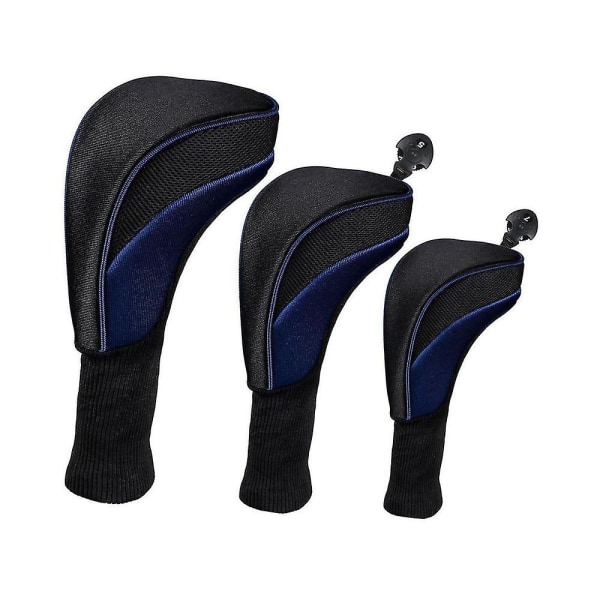 Golfklubba Set Head Set Trä Club Cover Andas Mesh Tyg 1/3/5/ Cap Cover Head Cap Set Golf Pa