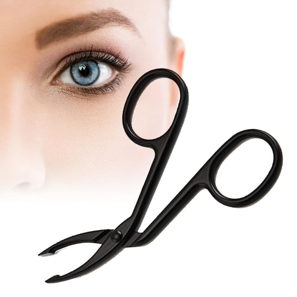 Ruostumattomasta teräksestä valmistettu kyynärpää kulmakarvojen pinsetit Clip Eyebrow Makeup Tools
