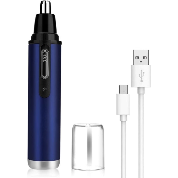 Elektrisk nese- og ørehårtrimmer, profesjonell USB oppladbar