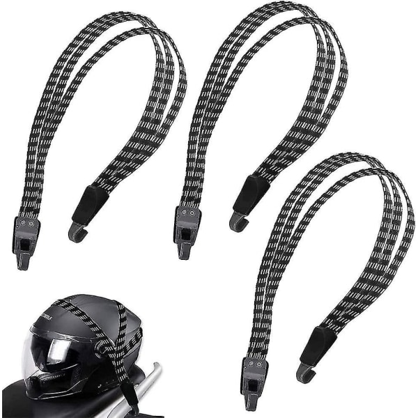 3 Pieces Bicycle Lashing Strap 3in 1 Bicycle Luggage Strap Luggage Tensioner Clamping Rubber With Hook Adjustable