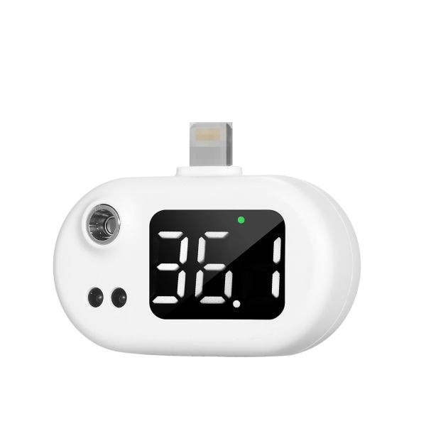 Smart mobiltelefon termometer Bærbar berøringsfri infrarød