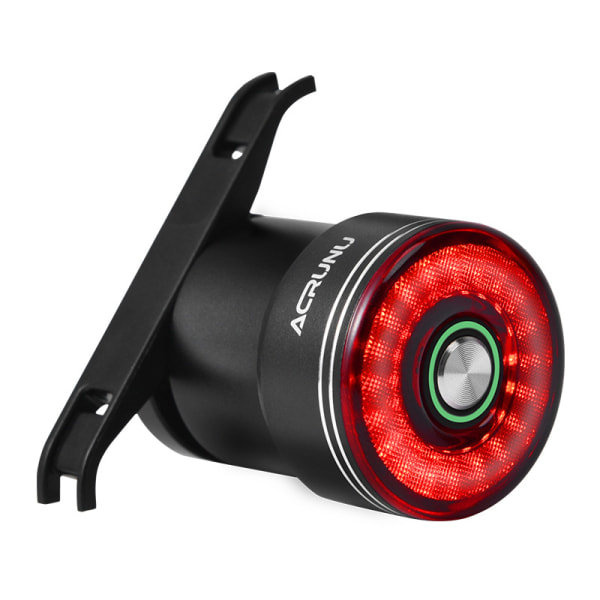 Cykelbakljus, mountainbike, intelligent induktionsbromsljus, varningslampa för USB laddning för nattkörning