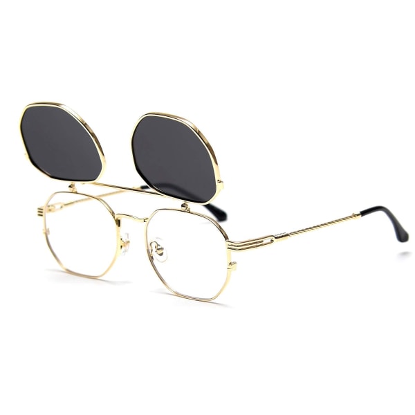 Vintage solbriller for kvinner Steampunk solbriller for menn