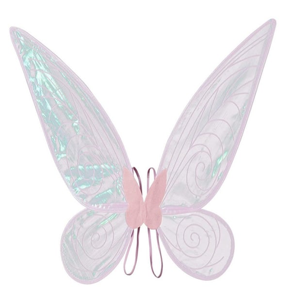 Lasten kimaltelevat läpikuultavat keijusiivet Halloween-tonttuasu enkelin siivet Perhossiivet aikuisille keijusiivet tytöille pink