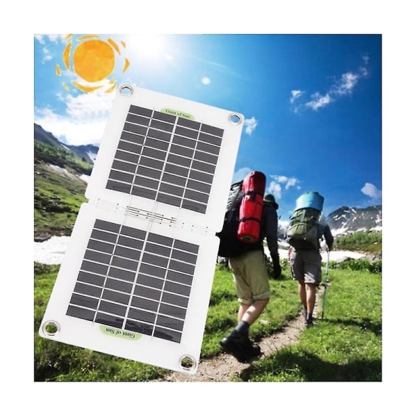 30w solpanel USB vattentät utomhuscamping bärbar hopfällbar solcellsladdarplatta för bil Y