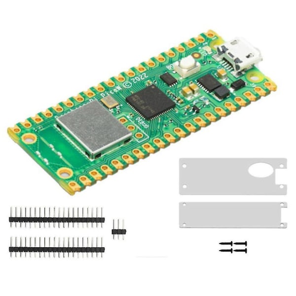 För Pico With Wifi Rp2040 Microcontroller Development Board med case Gpio Header, Unsolder