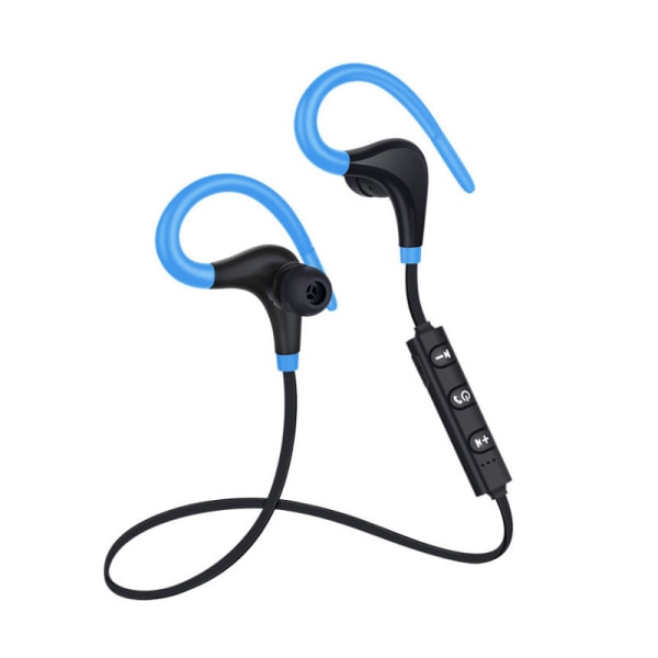 Bluetooth In-Ear-hovedtelefoner med mikrofon - Trådløse - Multifarvede sports-Bluetooth-hovedtelefoner blå blue