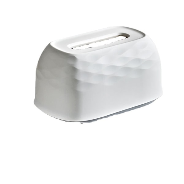 2 i 1 tissueboks kosmetisk tissueboks til væg eller skrivebord, løftevævsdispenser med fjeder, 19x 11x 10,5 cm
