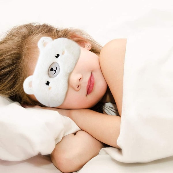 Sleep Mask 3D Söpö hengittävä silmänaamari säädettävä kuminauha unilasit