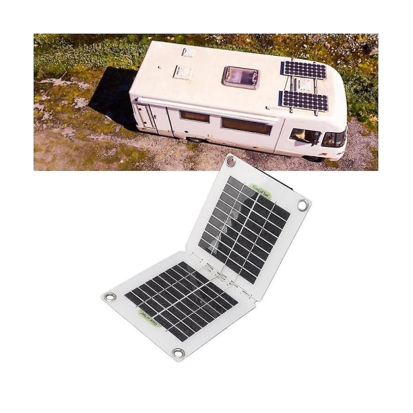 30w solpanel USB vattentät utomhuscamping bärbar hopfällbar solcellsladdarplatta för bil Y