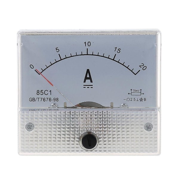 20A Analog Ampere Panel Instrument Strömförstärkare