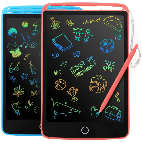 2 pakkauksen LCD-kirjoitustabletin näytön piirustustaulu 8,5 tuuman Doodle Scribbler Pad oppimisen opettava lelu lahja lapsille