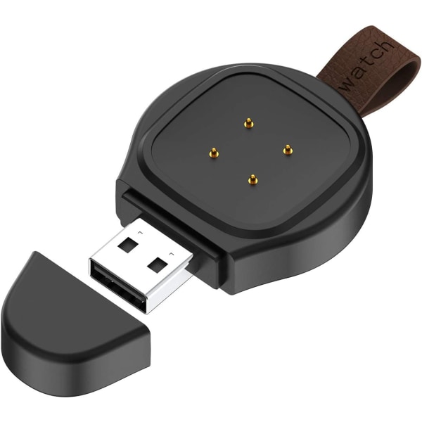 Bärbar bärbar trådlös magnetisk USB -laddarbas smartklocka black