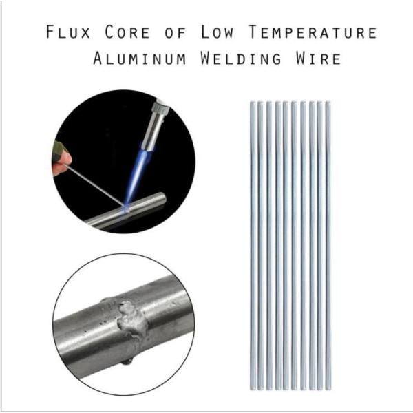 20 st Aluminium Flux Cored Weld Wire Easy Fusion svetsstav 50cm*1.6mm