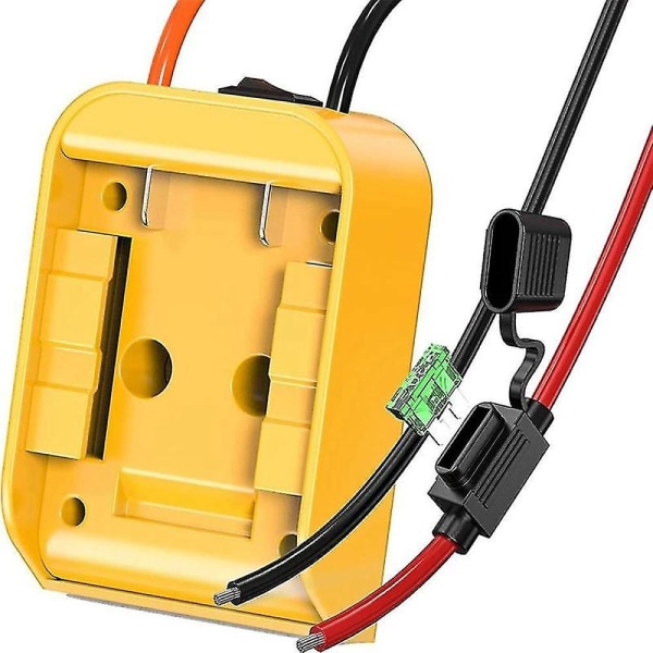 Adapter med switch sikringsholder 12awg ledning og 30amp sikringssæt