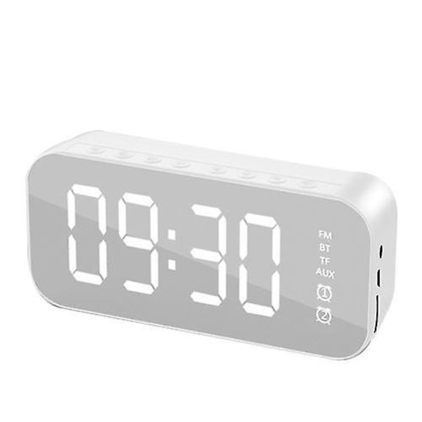 Multifunktionell LED digital väckarklocka, bluetooth högtalare