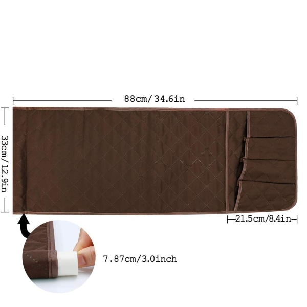 Sohvan tai nojatuolin sängyn säilytyspussi brown