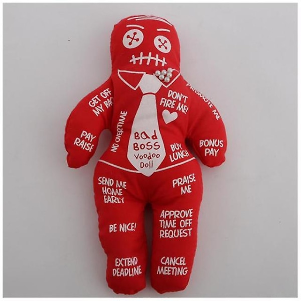 Bad Boss Voodoo Doll Legetøj Håndlavet personlig polyesterdukke
