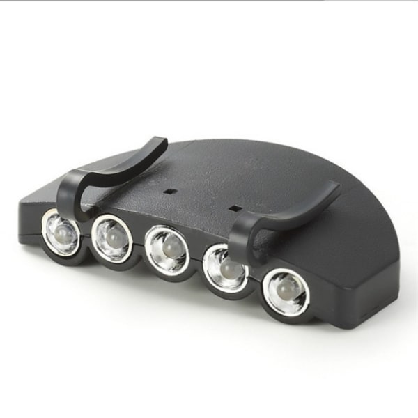 5led Clip Cap Light Hat Light Hat Light Kalastusajovalo Yökalastusvalo akulla