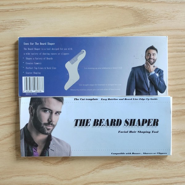 Beard Shape Tool - Perfect Line - Eri mallit Valkoinen white