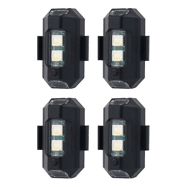 Led Strobe Drone Light 7 Färger USB Charging Night Lights, 4st