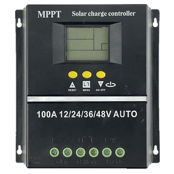 Pwm 100a 12v 24v 36v 48v Auto Solar Panel Charge Controller