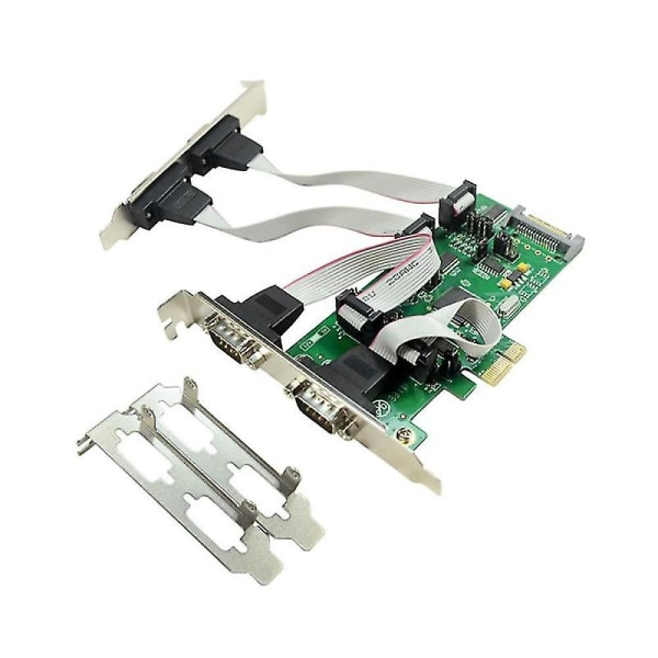Pcie Adapter Card 4 Db-9 seriella Rs232 portar Pcie Controller Card Pci med 1 Ttl Port Wch384 Chipset