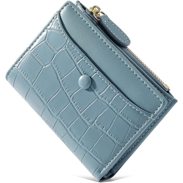 Mote lommebok for damer, lett oppbevaringsveske blå