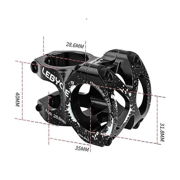 Cnc Cykelstyr Stængel Power Kort 35mm Mountain Bike Bridge 31.8 Pipe Cycling Stem Riser Tabl