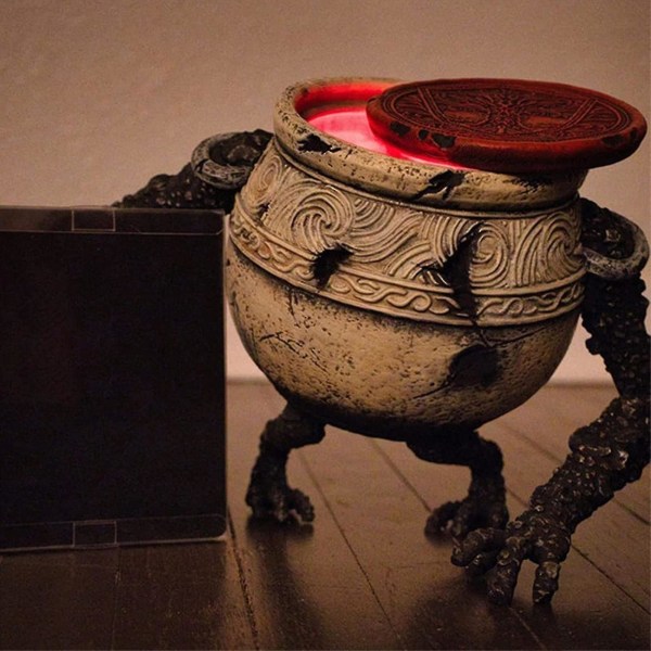 Elden Circular Pot Pojkelampa Perfekt present Creative Resin Inbyggd färgförändring